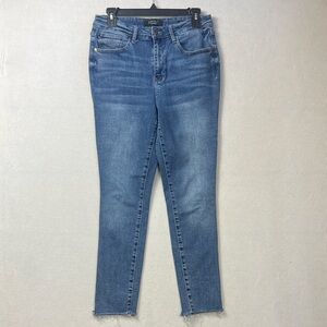 Judy Blue Women’s Size 11/30 Relaxed Fit Jeans Frayed Hem Stretch
